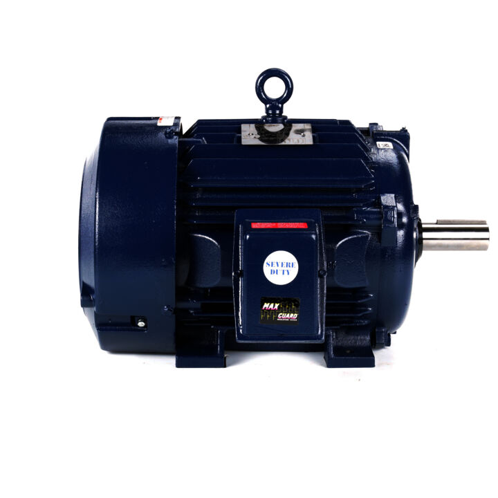 Severe Duty Motor, 25 & 20 HP, 3 Ph, 60 & 50 Hz, 230/460 & 190/380 V, 1800 & 1500 RPM, 284T Frame, TEFC