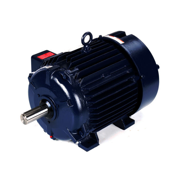 Severe Duty Motor, 25 & 20 HP, 3 Ph, 60 & 50 Hz, 230/460 & 190/380 V, 1800 & 1500 RPM, 284T Frame, TEFC