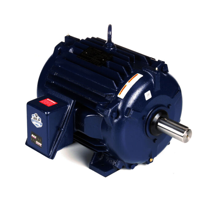 Severe Duty Motor, 25 & 20 HP, 3 Ph, 60 & 50 Hz, 230/460 & 190/380 V, 1800 & 1500 RPM, 284TV Frame, TEAO