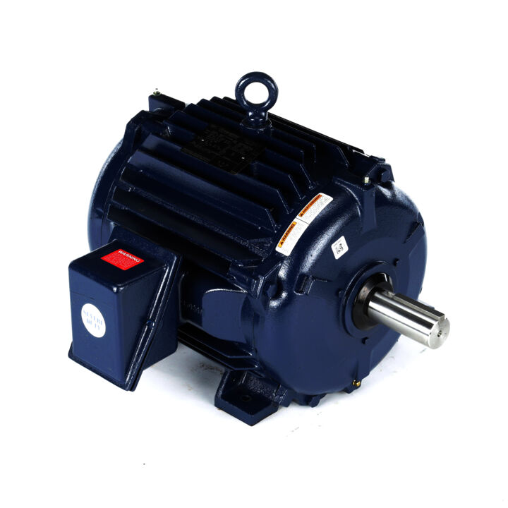 Multispeed Motor, 10 HP, 3 Ph, 60 Hz, 575 V, 900 RPM, 284T Frame, TEAO