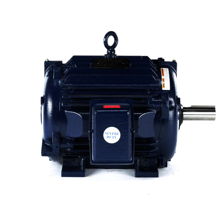 Multispeed Motor, 10 HP, 3 Ph, 60 Hz, 575 V, 900 RPM, 284T Frame, TEAO