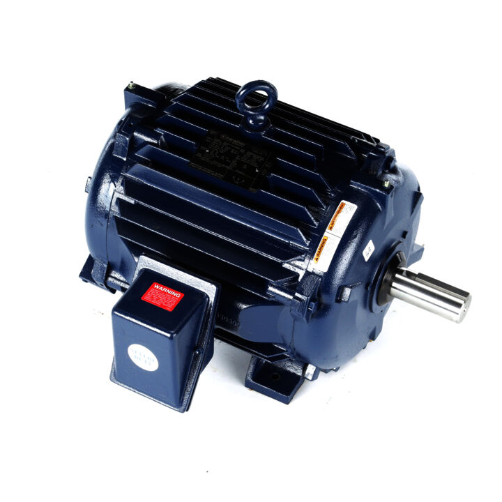 Multispeed Motor, 10 HP, 3 Ph, 60 Hz, 575 V, 900 RPM, 284T Frame, TEAO