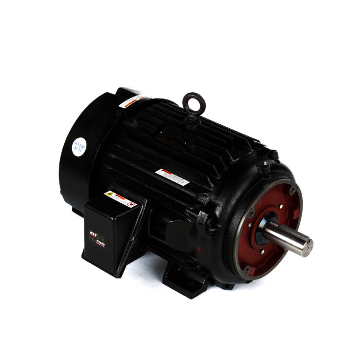 Fan & Blower Motor, 30 HP, 3 Ph, 120 Hz, 460 V, 1800 RPM, 286TC Frame, TEFC