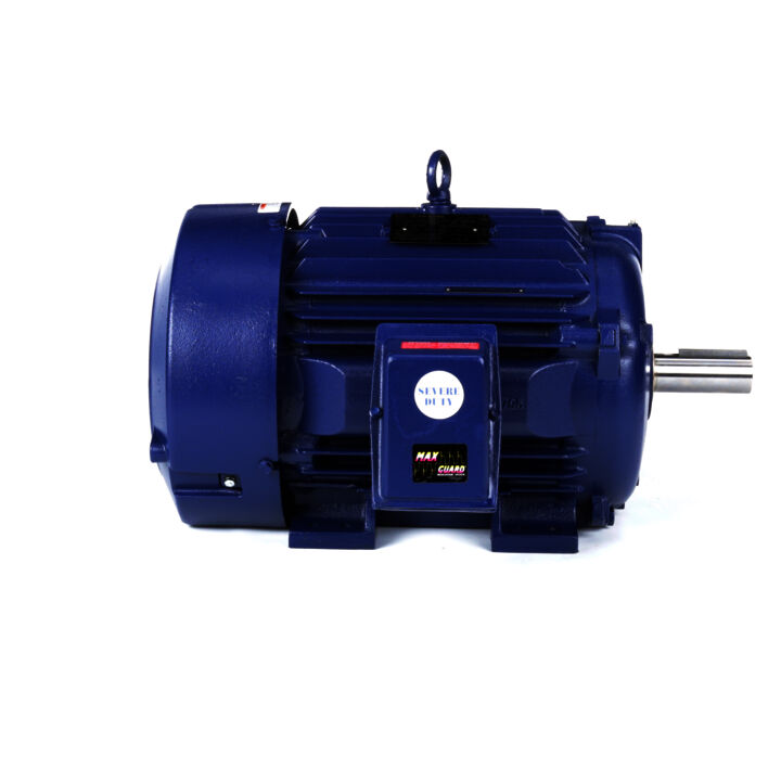 Severe Duty Motor, 15 HP, 3 Ph, 60 Hz, 460 V, 900 RPM, 286T Frame, TEFC