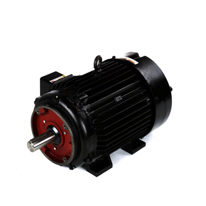 Fan & Blower Motor, 30 HP, 3 Ph, 120 Hz, 460 V, 1800 RPM, 286TC Frame, TEFC