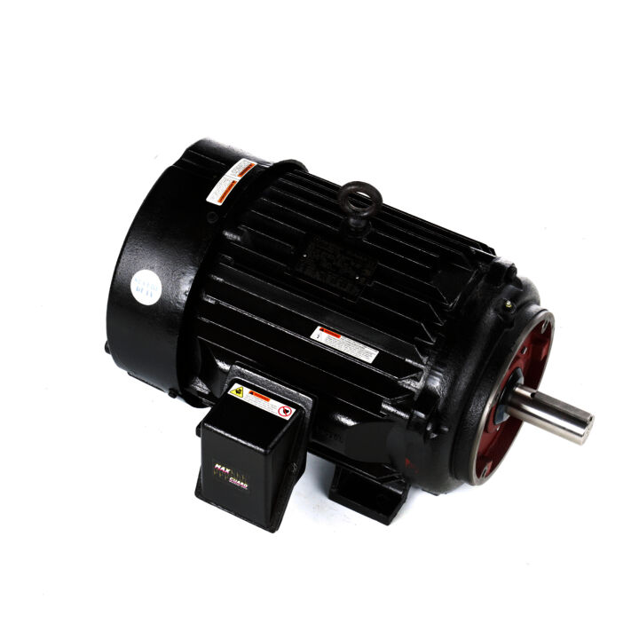 Fan & Blower Motor, 30 HP, 3 Ph, 120 Hz, 460 V, 1800 RPM, 286TC Frame, TEFC