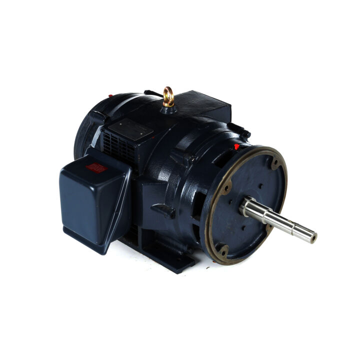 Close-Coupled Pump Motor, 30 & 25 HP, 3 Ph, 60 & 50 Hz, 230/460 & 190/380 V, 1800 & 1500 RPM, 286JP Frame, DP