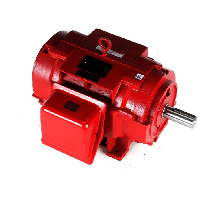 Fire Pump Motor, 30 HP, 3 Ph, 60 Hz, 200/400 V, 1800 RPM, 286T Frame, DP