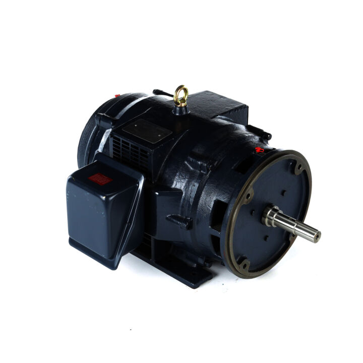 Close-Coupled Pump Motor, 20 & 15 HP, 3 Ph, 60 & 50 Hz, 230/460 & 190/380 V, 1200 & 1000 RPM, 286JMV Frame, DP