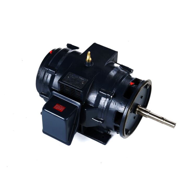 Close-Coupled Pump Motor, 20 & 15 HP, 3 Ph, 60 & 50 Hz, 230/460 & 190/380 V, 1200 & 1000 RPM, 286JPV Frame, DP
