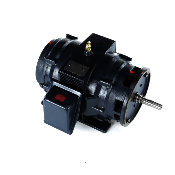 Close-Coupled Pump Motor, 20 & 15 HP, 3 Ph, 60 & 50 Hz, 230/460 & 190/380 V, 1200 & 1000 RPM, 286JMV Frame, DP