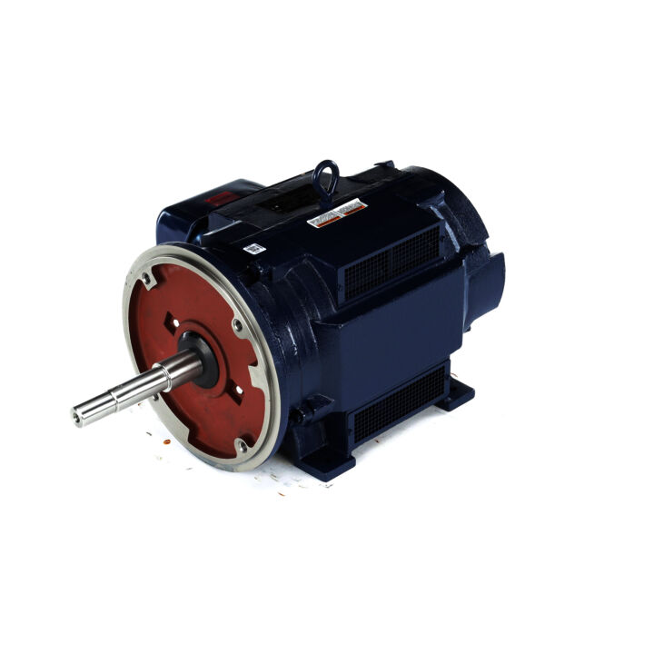 Close-Coupled Pump Motor, 30 & 25 HP, 3 Ph, 60 & 50 Hz, 230/460 & 190/380 V, 1800 & 1500 RPM, 286JP Frame, DP
