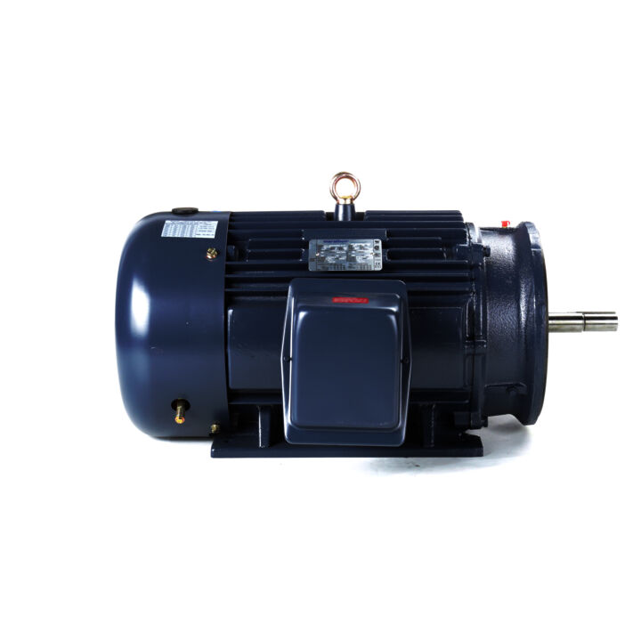 Close-Coupled Pump Motor, 30 & 25 HP, 3 Ph, 60 & 50 Hz, 230/460 & 190/380 V, 3600 & 3000 RPM, 286JM Frame, TEFC