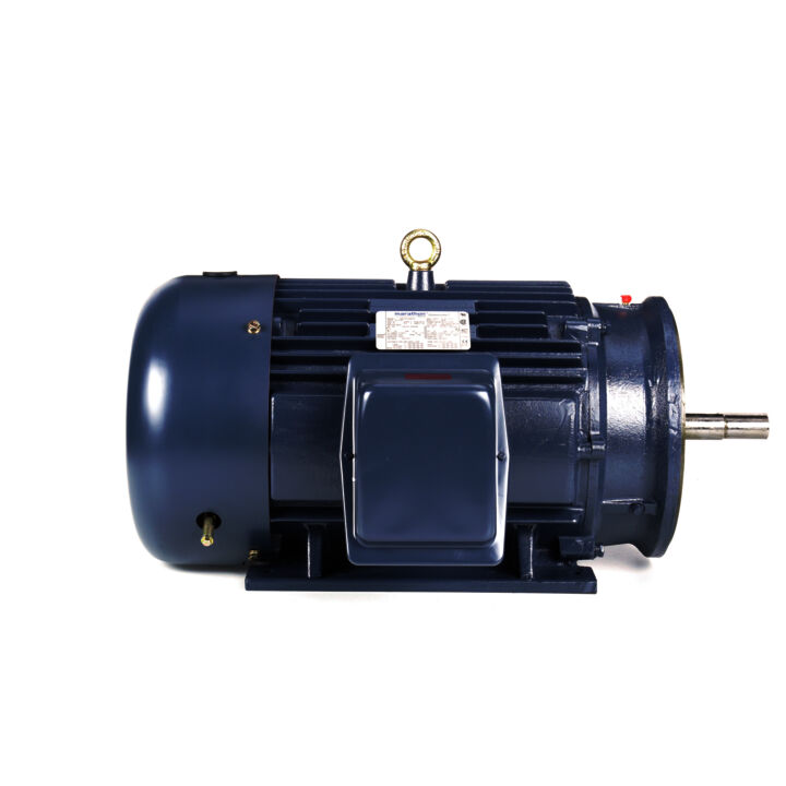 Close-Coupled Pump Motor, 30 & 25 HP, 3 Ph, 60 & 50 Hz, 230/460 & 190/380 V, 1800 & 1500 RPM, 286JM Frame, TEFC