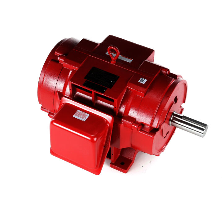 Fire Pump Motor, 40 & 30 HP, 3 Ph, 60 & 50 Hz, 230/460 & 190/380 V, 1800 & 1500 RPM, 324T Frame, DP