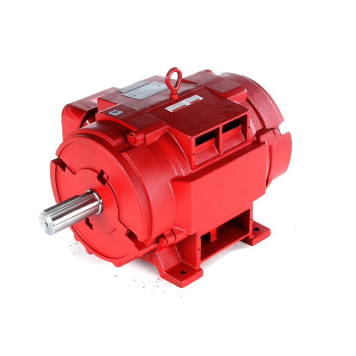 Fire Pump Motor, 40 HP, 3 Ph, 60 Hz, 200/400 V, 1800 RPM, 324T Frame, DP