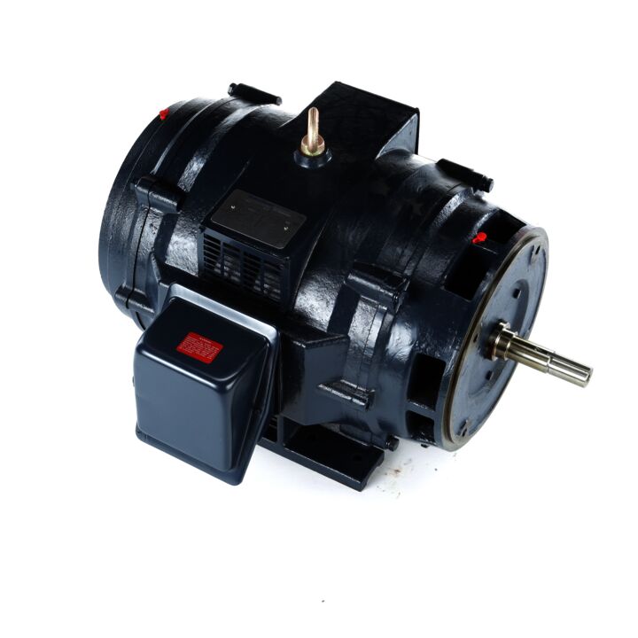 Close-Coupled Pump Motor, 25 & 20 HP, 3 Ph, 60 & 50 Hz, 230/460 & 190/380 V, 1200 & 1000 RPM, 324JMV Frame, DP
