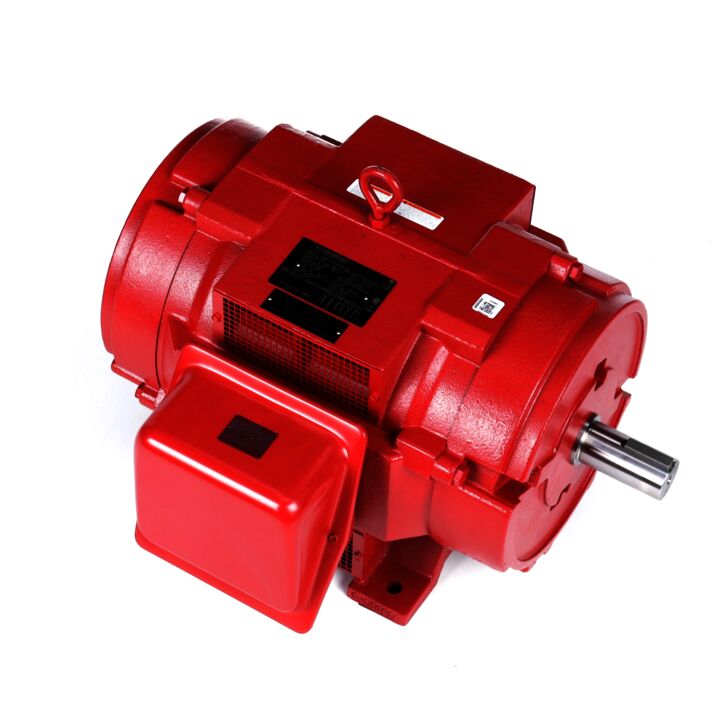 Fire Pump Motor, 50 & 40 HP, 3 Ph, 60 & 50 Hz, 230/460 & 190/380 V, 3600 & 3000 RPM, 324TS Frame, DP