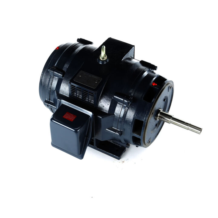 Close-Coupled Pump Motor, 25 & 20 HP, 3 Ph, 60 & 50 Hz, 230/460 & 190/380 V, 1200 & 1000 RPM, 324JP Frame, DP