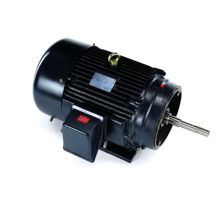 Close-Coupled Pump Motor, 40 HP, 3 Ph, 60 Hz, 575 V, 1800 RPM, 324JP Frame, TEFC