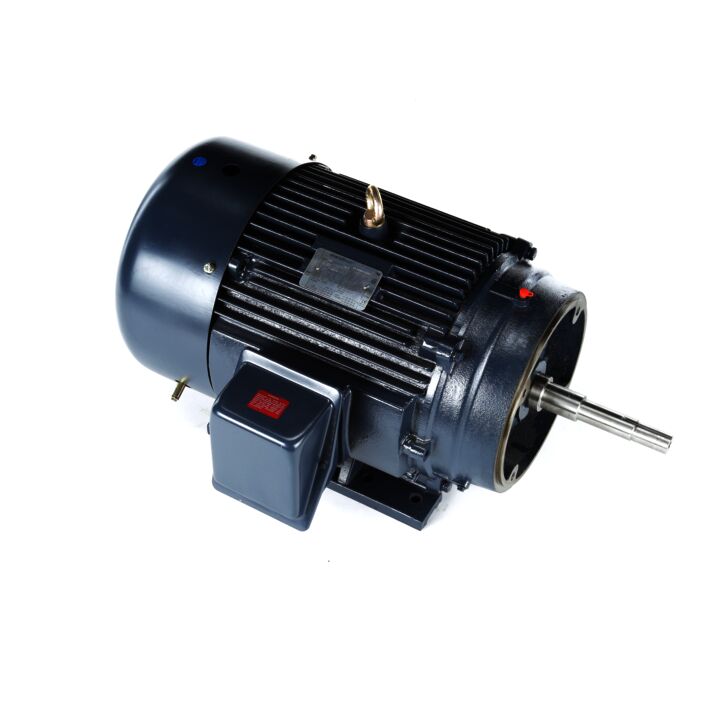 Close-Coupled Pump Motor, 40 & 30 HP, 3 Ph, 60 & 50 Hz, 230/460 & 190/380 V, 1800 & 1500 RPM, 324JP Frame, TEFC