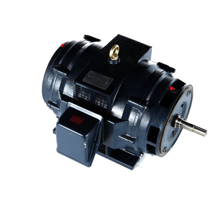 Close-Coupled Pump Motor, 30 & 25 HP, 3 Ph, 60 & 50 Hz, 230/460 & 190/380 V, 1200 & 1000 RPM, 326JMV Frame, DP