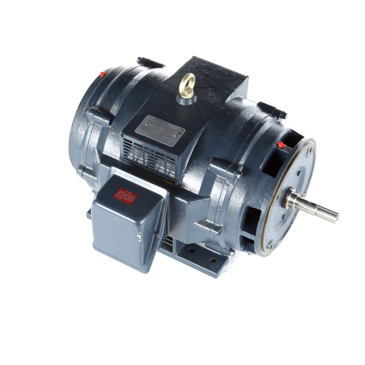 Close-Coupled Pump Motor, 30 & 25 HP, 3 Ph, 60 & 50 Hz, 230/460 & 190/380 V, 1200 & 1000 RPM, 326JM Frame, DP