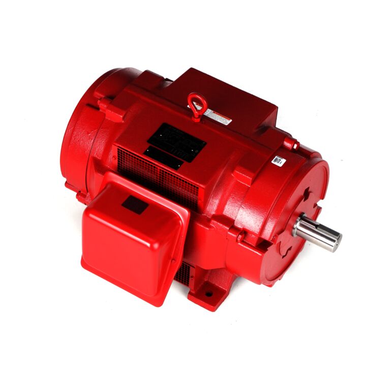 Fire Pump Motor, 60 HP, 3 Ph, 60 Hz, 200/400 V, 3600 RPM, 326TS Frame, DP