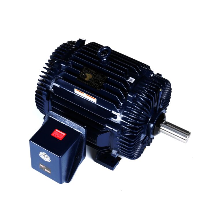 Severe Duty Motor, 50 & 40 HP, 3 Ph, 60 & 50 Hz, 230/460 & 190/380 V, 1800 & 1500 RPM, 326TV Frame, TEAO