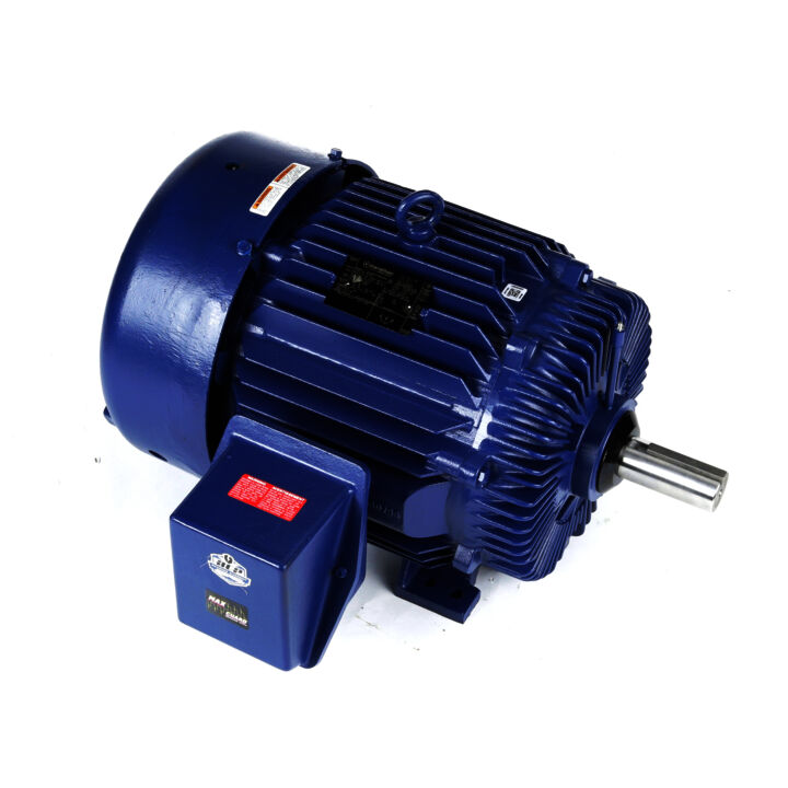Severe Duty Motor, 50 HP, 3 Ph, 60 Hz, 460 V, 1800 RPM, 326T Frame, TEFC