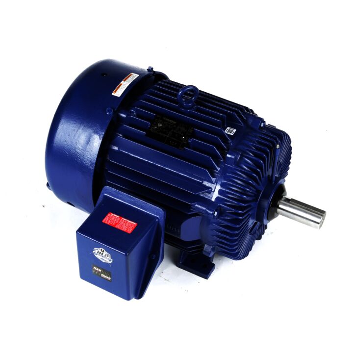 Severe Duty Motor, 50 HP, 3 Ph, 60 Hz, 460 V, 1800 RPM, 326T Frame, TEFC