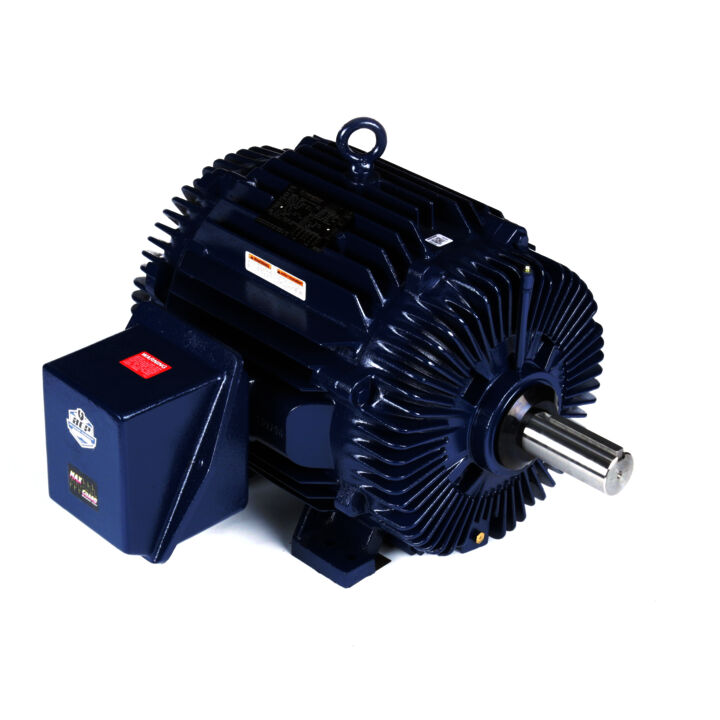 Severe Duty Motor, 50 & 40 HP, 3 Ph, 60 & 50 Hz, 230/460 & 190/380 V, 1800 & 1500 RPM, 326TV Frame, TEAO