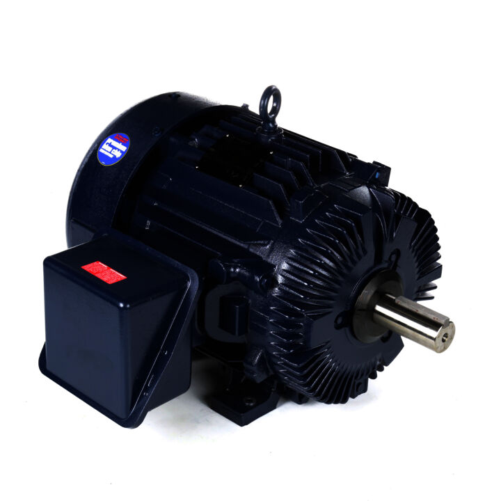 General Purpose Motor, 30 & 25 HP, 3 Ph, 60 & 50 Hz, 460 & 380 V, 900 & 750 RPM, 364T Frame, TEFC