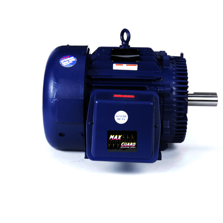 Severe Duty Motor, 60 & 50 HP, 3 Ph, 60 & 50 Hz, 230/460 & 190/380 V, 1800 & 1500 RPM, 364T Frame, TEFC