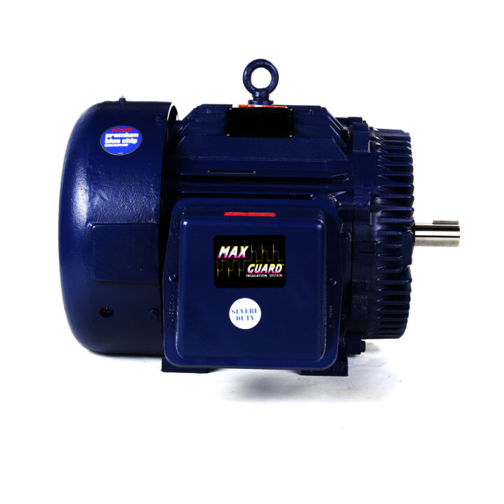 Severe Duty Motor, 60 HP, 3 Ph, 60 Hz, 460 V, 3600 RPM, 364TS Frame, TEFC