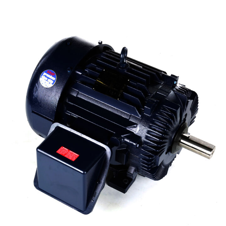 General Purpose Motor, 30 & 25 HP, 3 Ph, 60 & 50 Hz, 460 & 380 V, 900 & 750 RPM, 364T Frame, TEFC