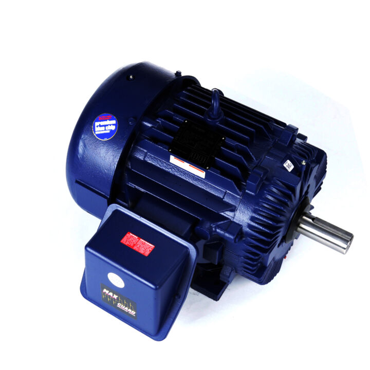 Severe Duty Motor, 60 & 50 HP, 3 Ph, 60 & 50 Hz, 230/460 & 190/380 V, 1800 & 1500 RPM, 364T Frame, TEFC