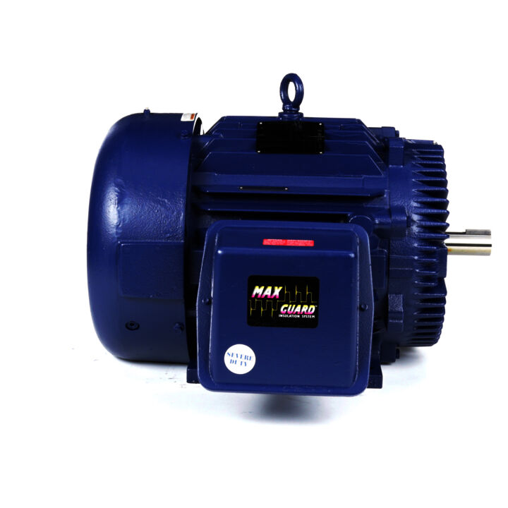 Severe Duty Motor, 75 HP, 3 Ph, 60 Hz, 460 V, 3600 RPM, 365TS Frame, TEFC