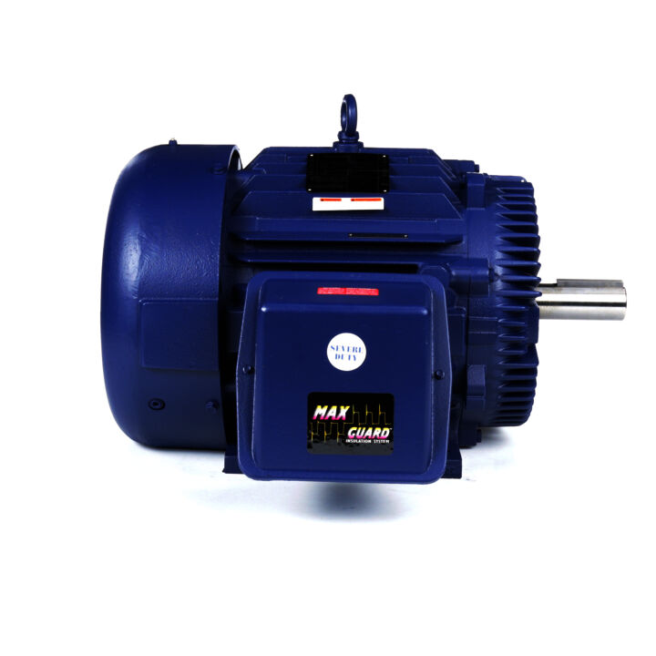 Severe Duty Motor, 75 HP, 3 Ph, 60 Hz, 460 V, 1800 RPM, 365T Frame, TEFC