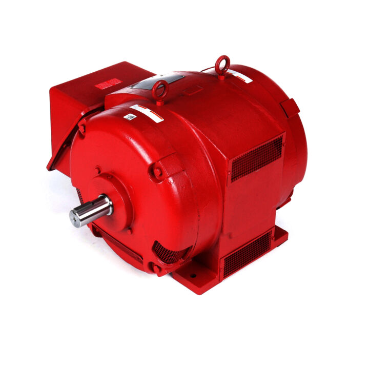 Fire Pump Motor, 100 HP, 3 Ph, 60 Hz, 200/400 V, 3600 RPM, 365TS Frame, DP