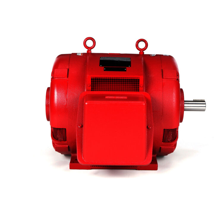 Fire Pump Motor, 100 & 75 HP, 3 Ph, 60 & 50 Hz, 230/460 & 190/380 V, 3600 & 3000 RPM, 365TS Frame, DP