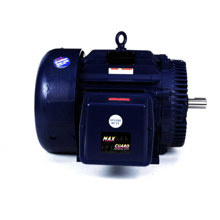 Severe Duty Motor, 75 HP, 3 Ph, 60 Hz, 460 V, 1800 RPM, 365TS Frame, TEFC