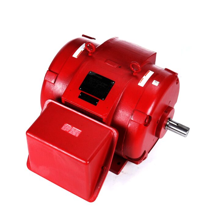 Fire Pump Motor, 100 HP, 3 Ph, 60 Hz, 200/400 V, 3600 RPM, 365TS Frame, DP