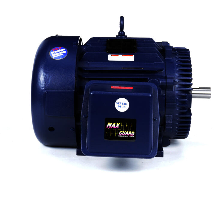 Severe Duty Motor, 75 HP, 3 Ph, 60 Hz, 460 V, 3600 RPM, 365TS Frame, TEFC