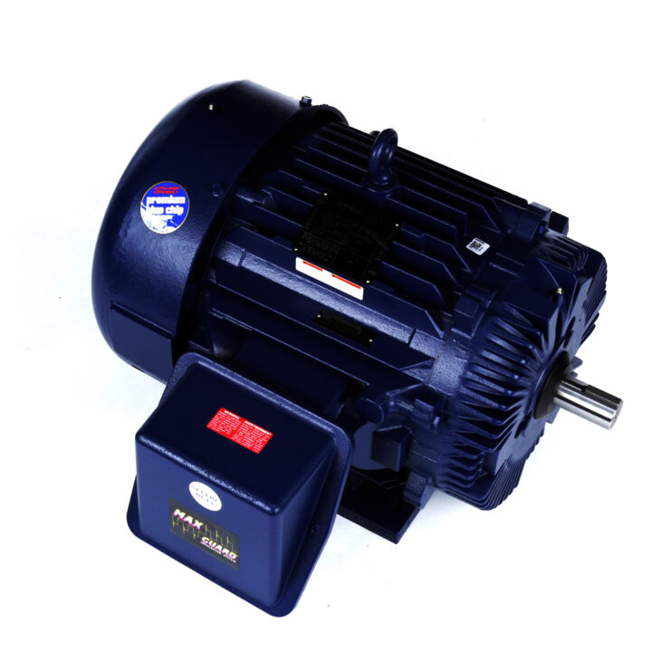 Severe Duty Motor, 75 HP, 3 Ph, 60 Hz, 460 V, 3600 RPM, 365TS Frame, TEFC