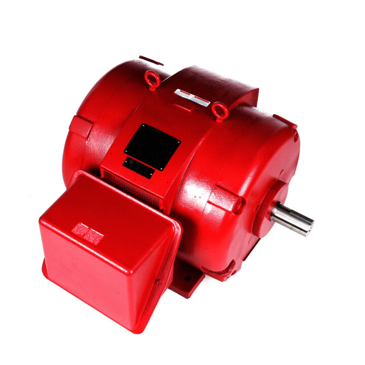 Fire Pump Motor, 100 & 75 HP, 3 Ph, 60 & 50 Hz, 230/460 & 190/380 V, 1800 & 1500 RPM, 404TS Frame, DP