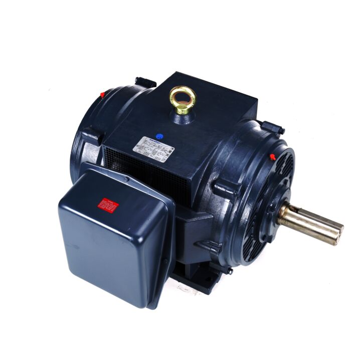 General Purpose Motor, 60 & 50 HP, 3 Ph, 60 & 50 Hz, 230/460 & 190/380 V, 1200 & 1000 RPM, 404T Frame, DP