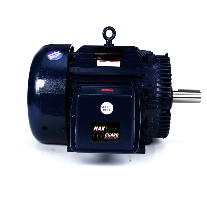 Multispeed Motor, 60 & 15 HP, 3 Ph, 60 & 60 Hz, 460 & 460 V, 1800 & 1800 RPM, 365T Frame, TEFC