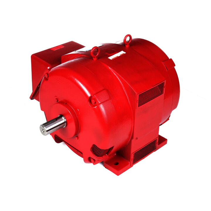 Fire Pump Motor, 100 & 75 HP, 3 Ph, 60 & 50 Hz, 230/460 & 190/380 V, 1800 & 1500 RPM, 404TS Frame, DP