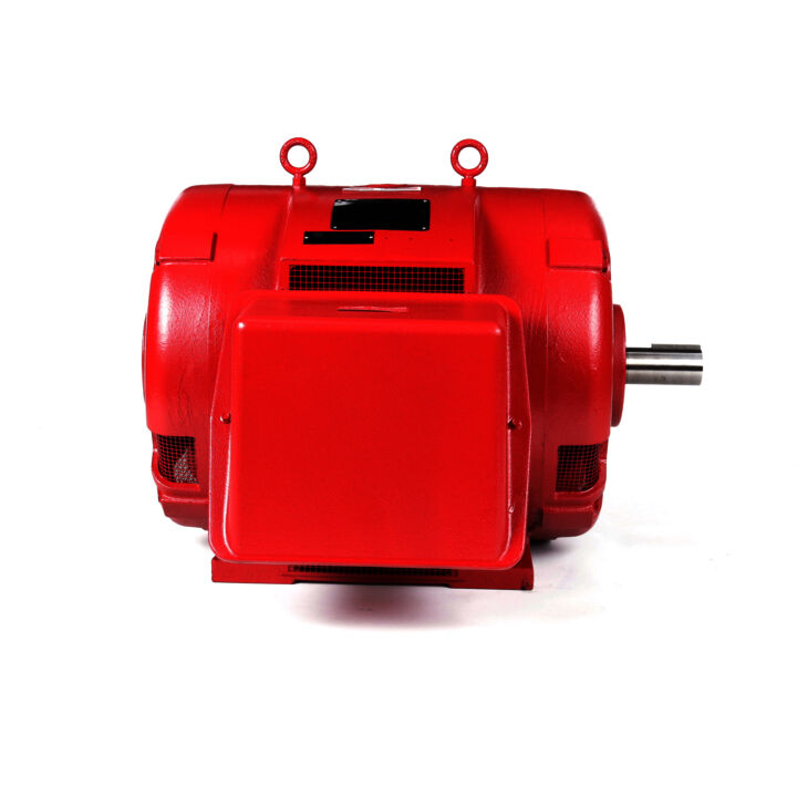 Fire Pump Motor, 150 & 125 HP, 3 Ph, 60 & 50 Hz, 460 & 380 V, 3600 & 3000 RPM, 405TS Frame, DP